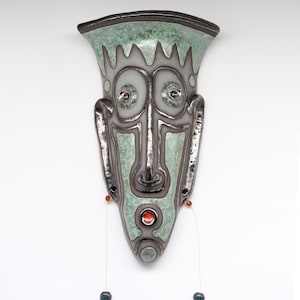 Ceramic wall decor human face, modern wall decoration, 3D face handmade, hanging wall art, unique gift, home decor, MADE TO ORDER