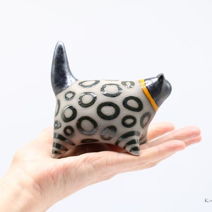 Cat ceramic sculpture, Fat  cat for table decoration or as a unique  gift, Handmade Art, MADE TO ORDER