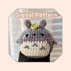 crochet my neighbor forest spirit pattern, very low sew