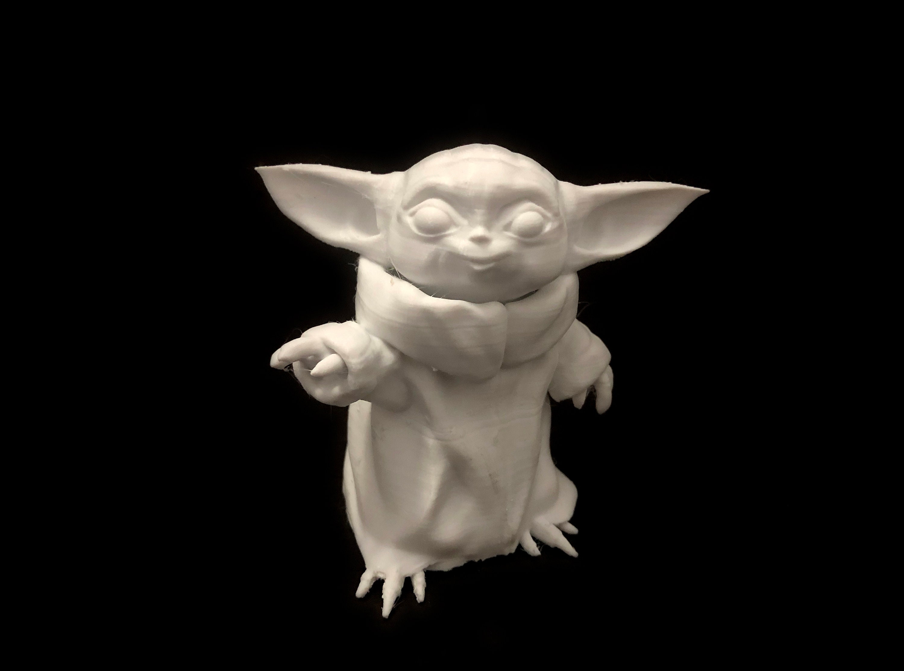 Grogu Baby Yoda Statue the Child Statuette the Mandalorian 3D Printed
