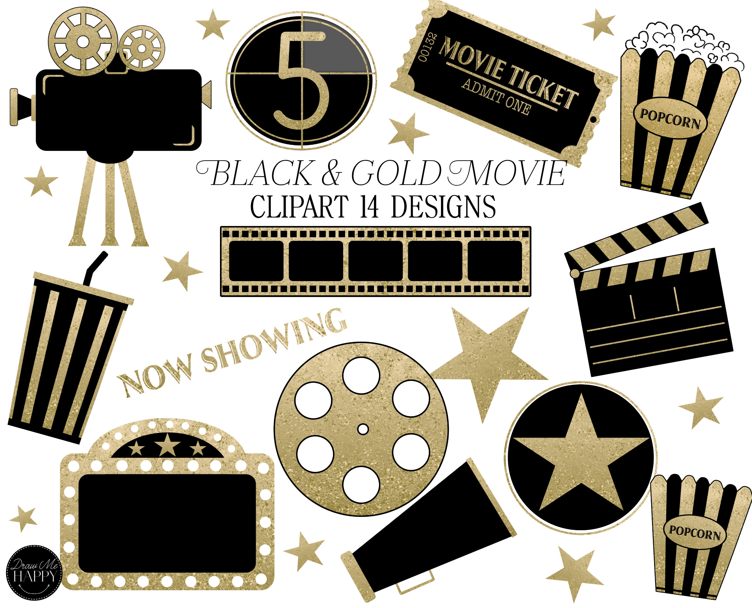 Movie Theater Sign Clipart Box
