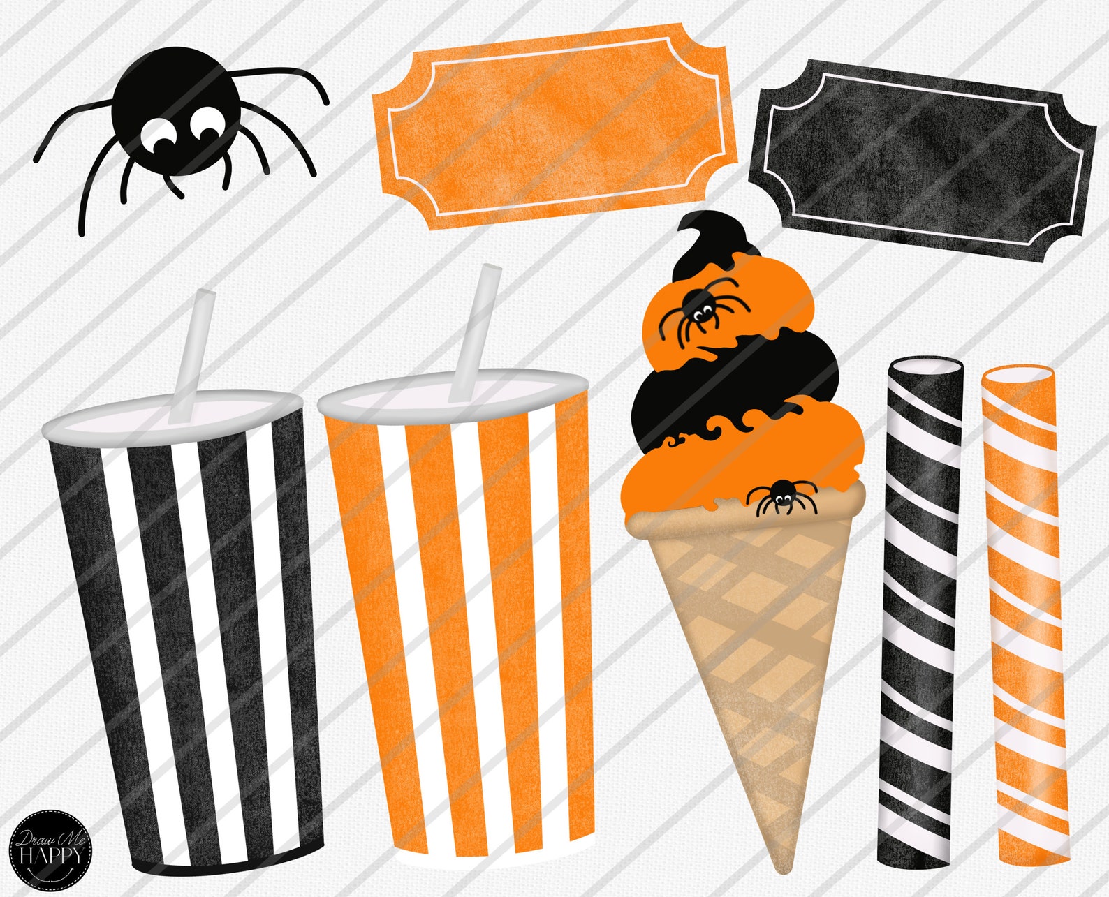 Halloween Movie Clipart Movie Clipart Halloween Clipart Etsy