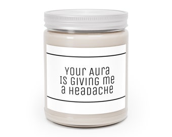 Funny Aura Humor Scented Candles, 9oz