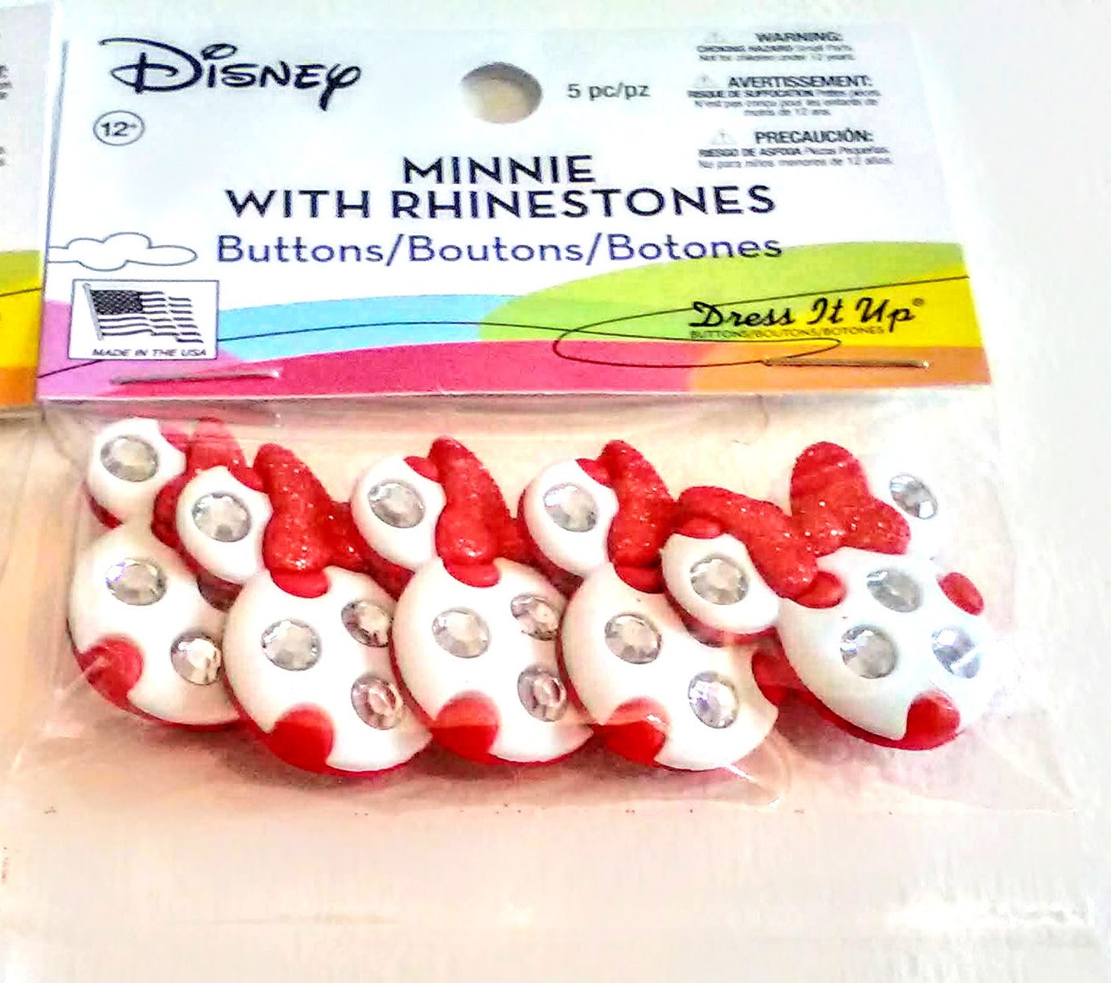 Dress it up Disney Buttons / Sew Thru Mickey/ Glitter Mickey/ Etsy
