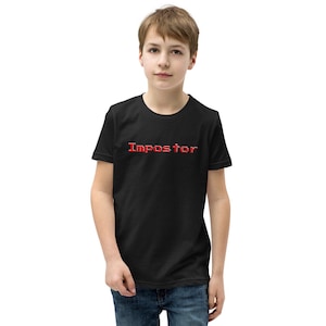 Impostor Youth Short Sleeve T-Shirt | Among Us Shirt | Kids Gift Shirt | Video Game Shirt