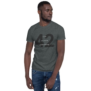 42 is the Answer T-Shirt | Hitchhiker's Guide Shirt | Don't Panic Shirt | H2G2 Shirt | Gift Idea