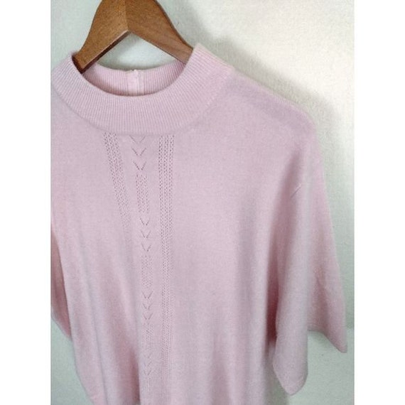 SZ 2X - Vintage Koret Short Sleeve Sweater Light … - image 2