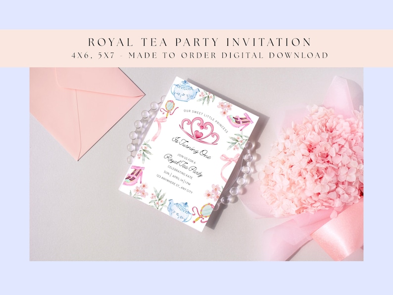 Royal Tea Party Invitation - Etsy