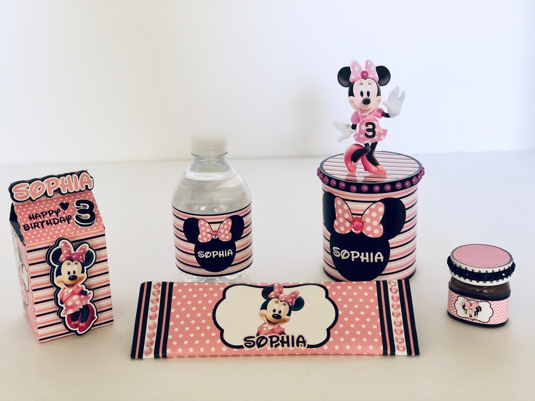 Minnie Mouse Birthday Party Printable Decoration DIGITAL Personalized ...