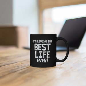 JW Mug - Best Life Ever - JW Gift - JW.org - Black Cup - Baptism Gift - Pioneer Gift