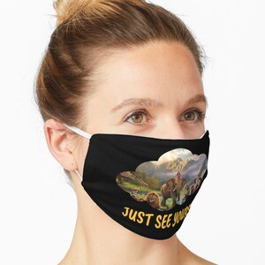 JW Face Mask | JW ORG Just See Yourself Fabric Face Mask for Jehovah's Witnesses | jw gift