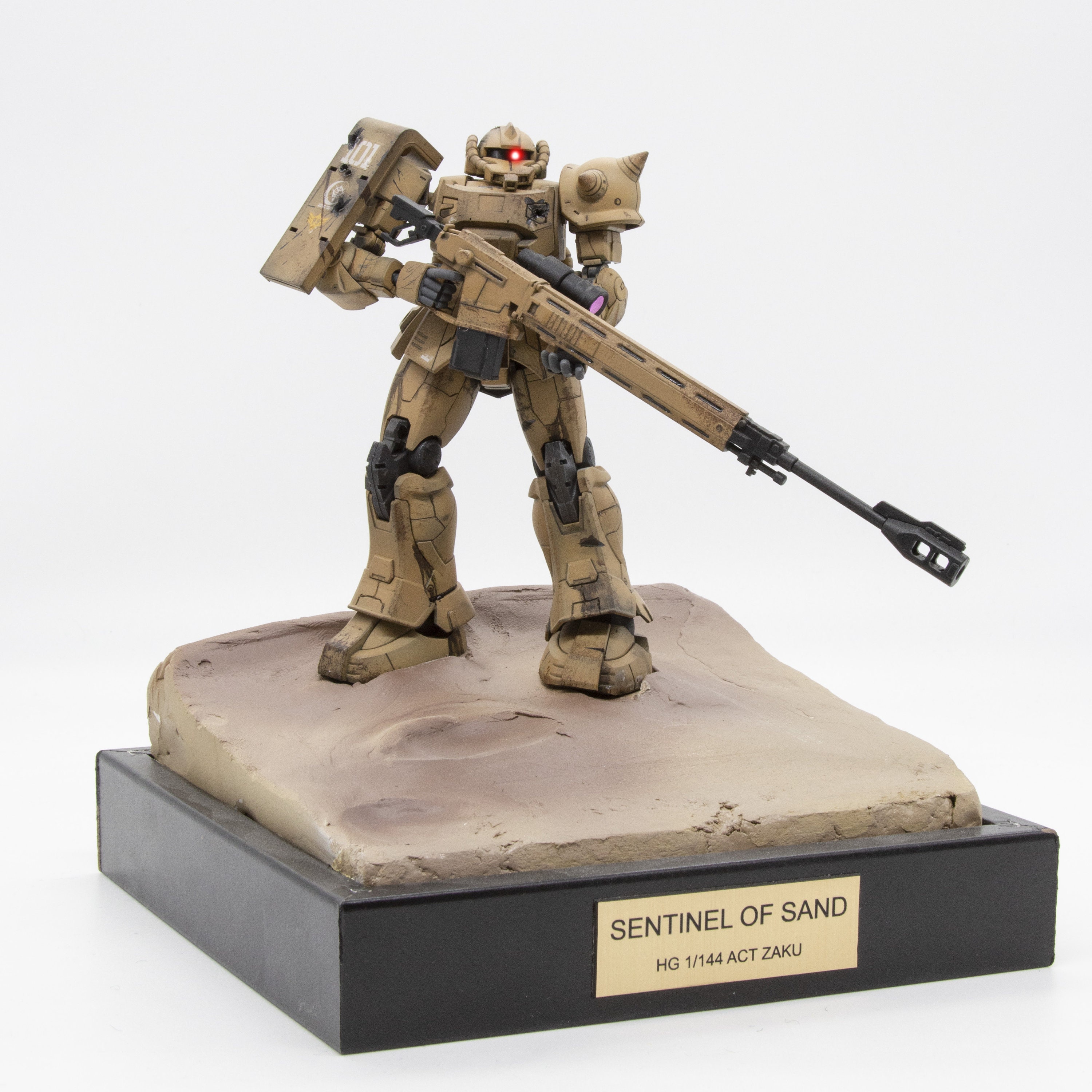 Gunpla Diorama Hg 1 144 Ms 11 Act Zaku Sentinel Of Etsy Australia