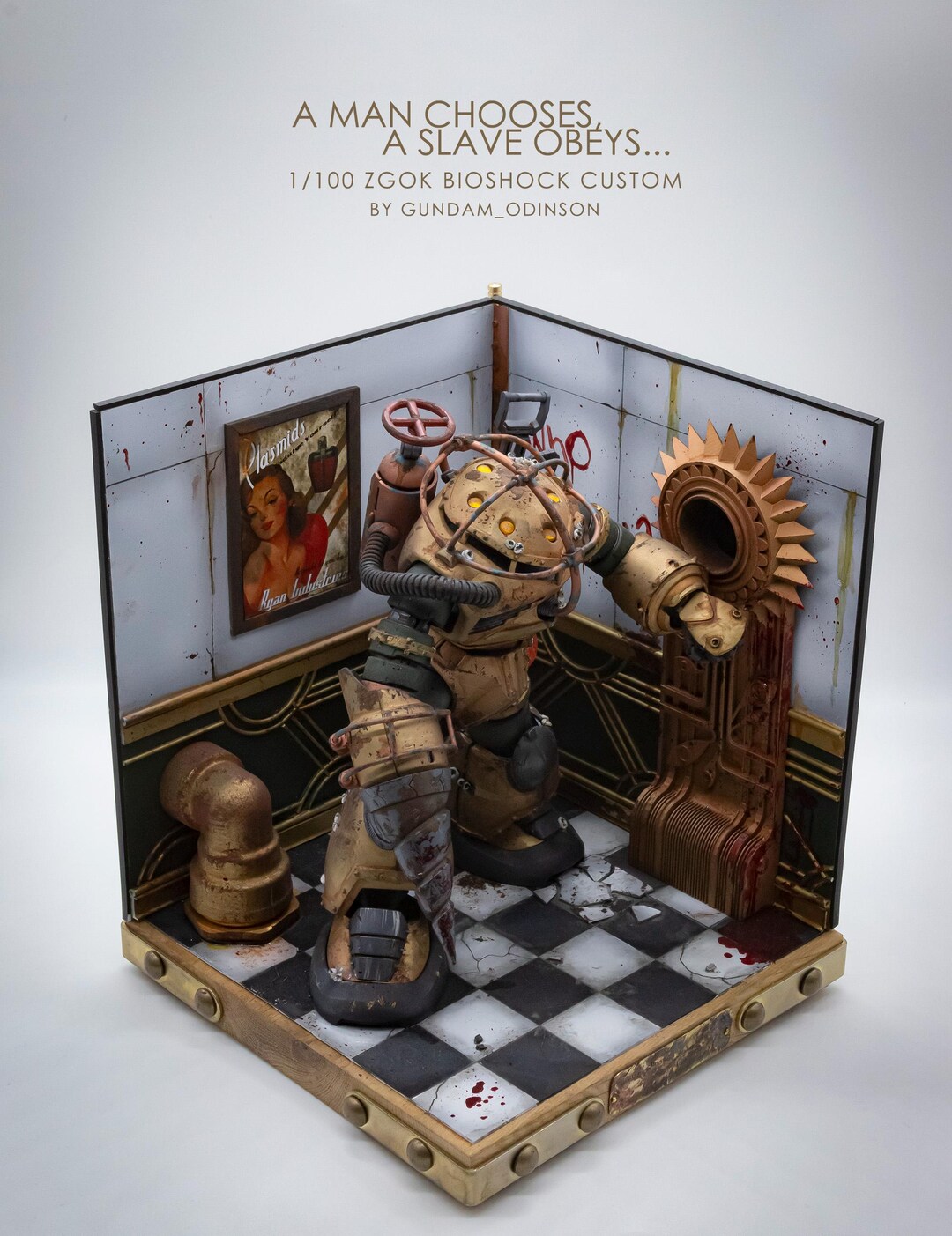 MG 1/100 - Z'gok Bioshock Edition - Gunpla Custom - Etsy