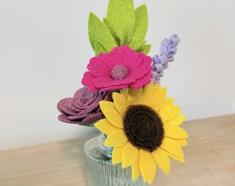 Small Felt Floral Arrangement