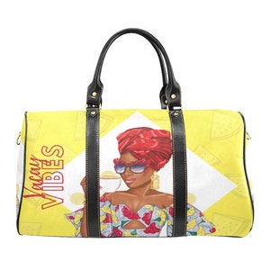 Black Girl Luggage | Black Girl Duffel Bag | Black Girl Travel Bag | Travel Luggage | Travel Accessories