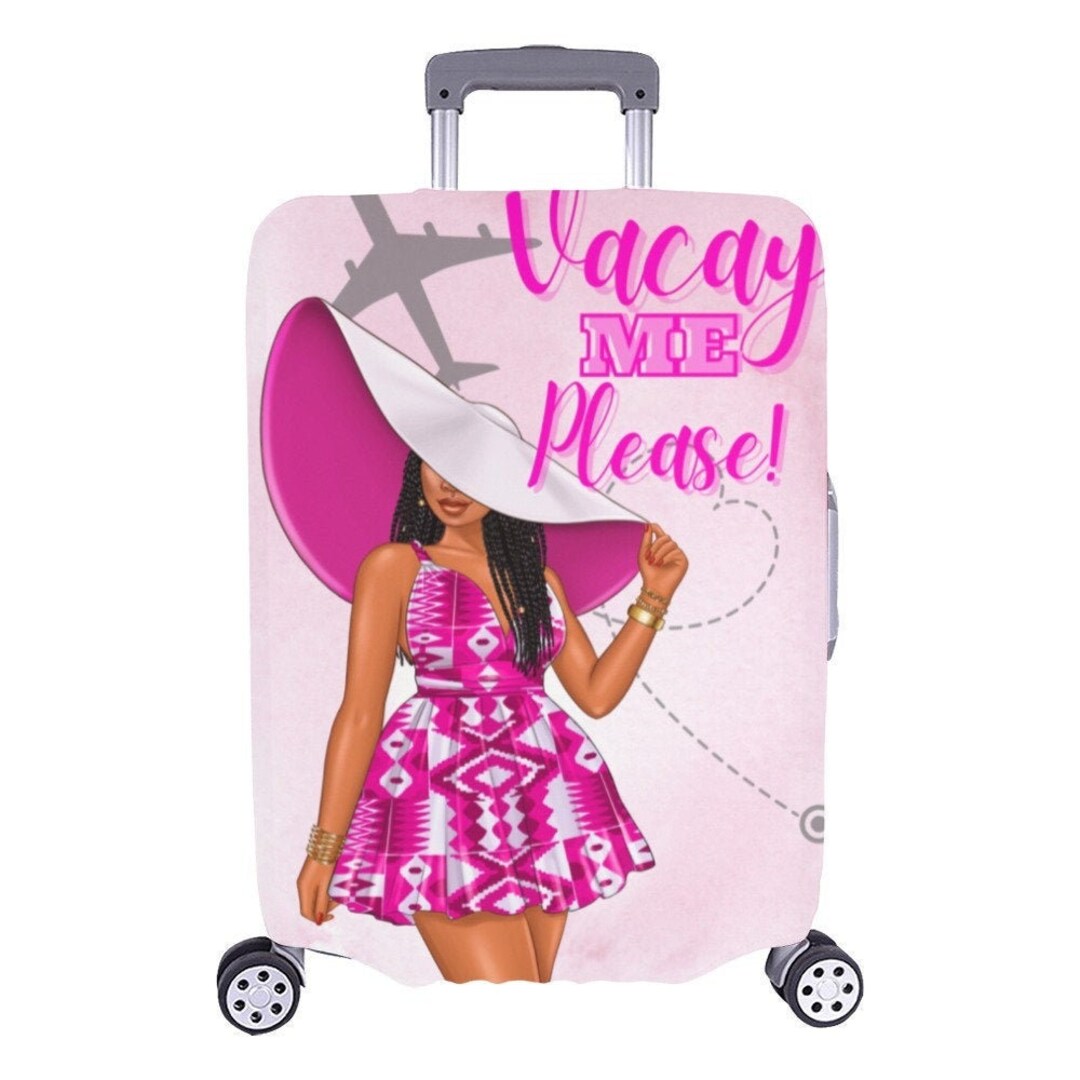 Luggage Cover Custom Luggage Cover Black Girl Luggage Cover Travel