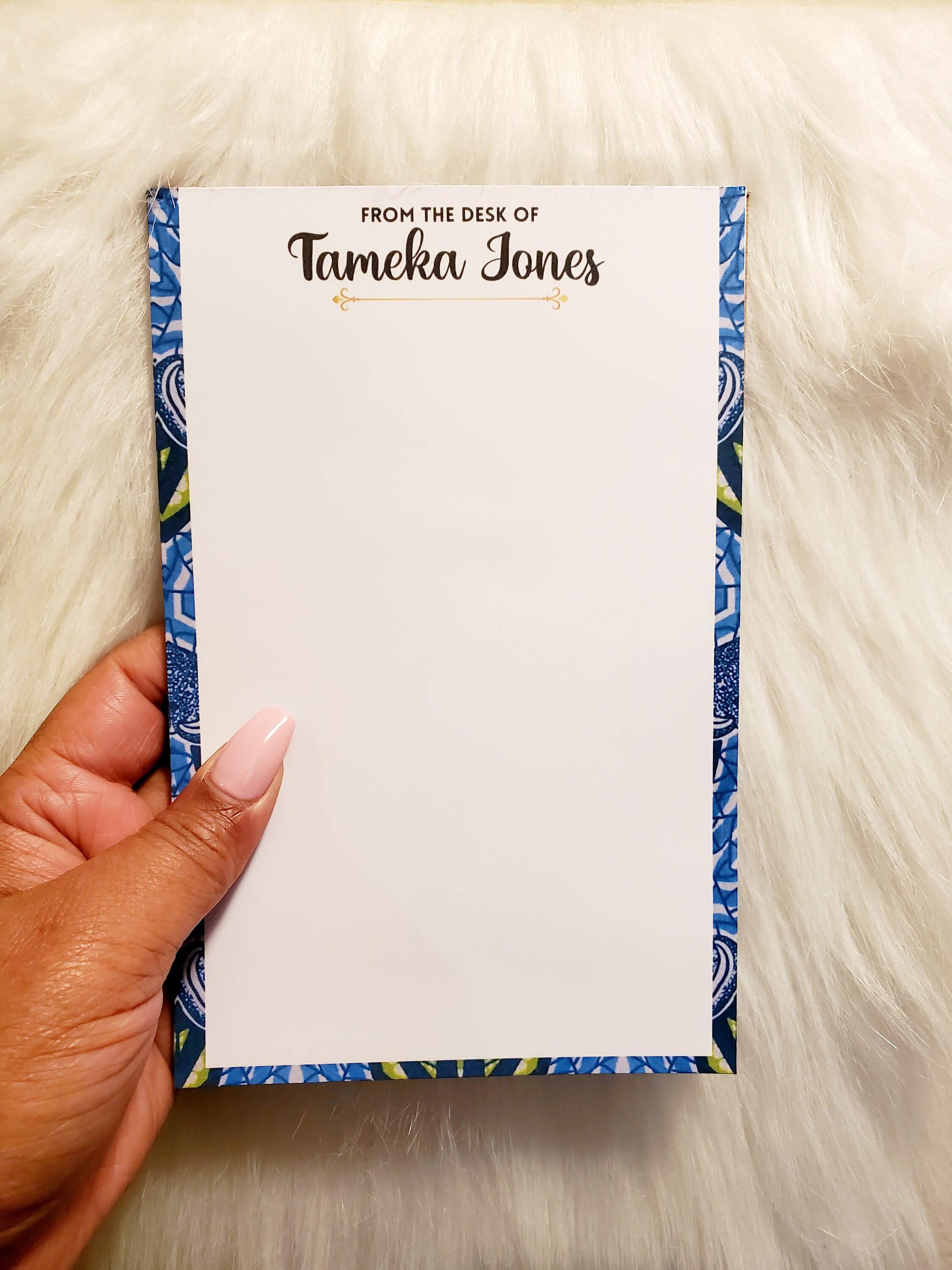 Custom Notepad Custom Memo pad 5x7 Notepad 5x7 Memo pad Etsy