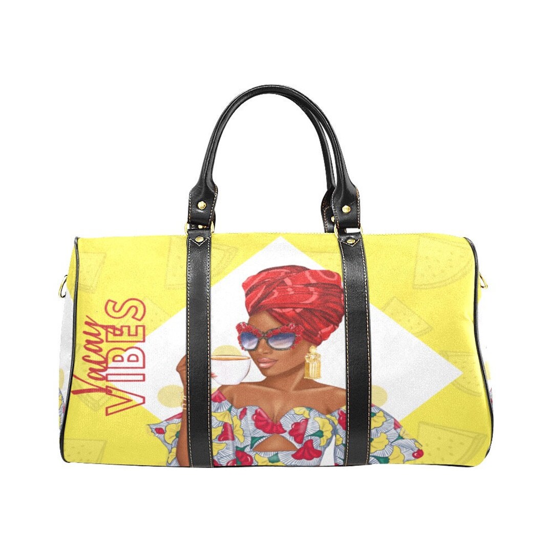 Travel Luggage Custom Luggage Black Girl Luggage Black Etsy