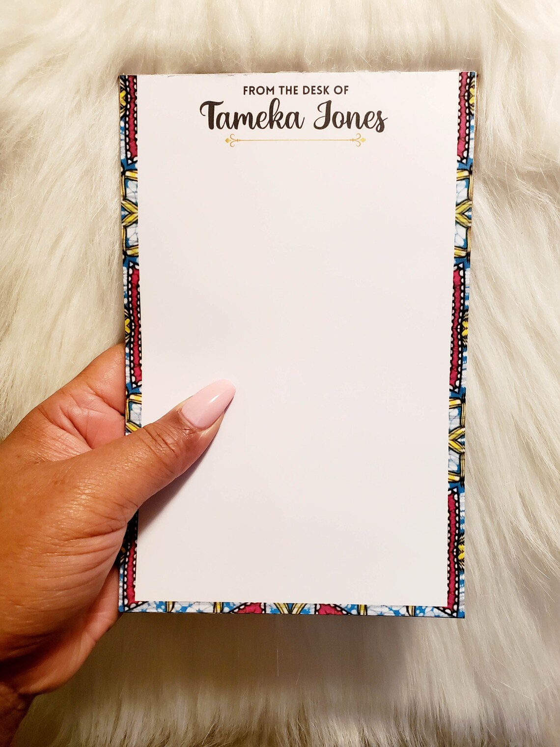Custom Notepad Custom Memo pad 5x7 Notepad 5x7 Memo pad Etsy