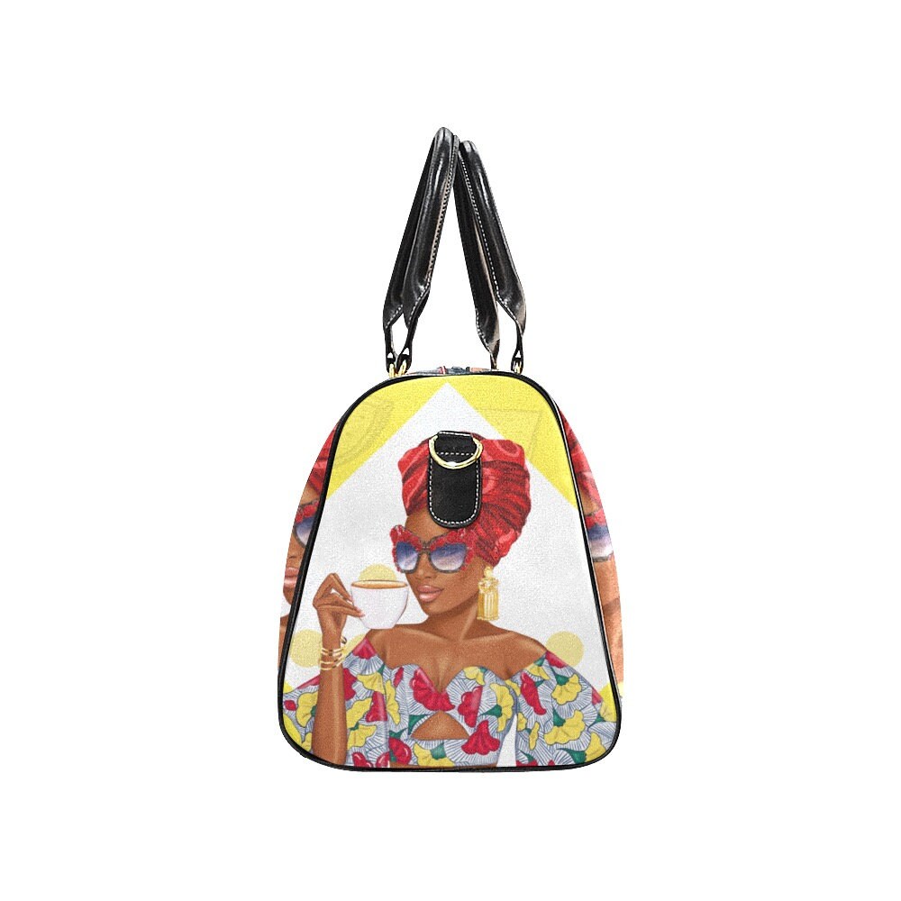 Travel Luggage Custom Luggage Black Girl Luggage Black Etsy