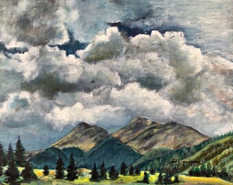 Afternoon at Mount Yale, 11x14x1.5 on Canvas, Gallery Wrapped