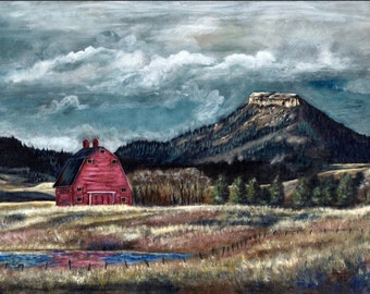 The Weather is Changing, v. 2, Signed Fine Art Giclée Print of Original Oil Painting by Glory Paulson