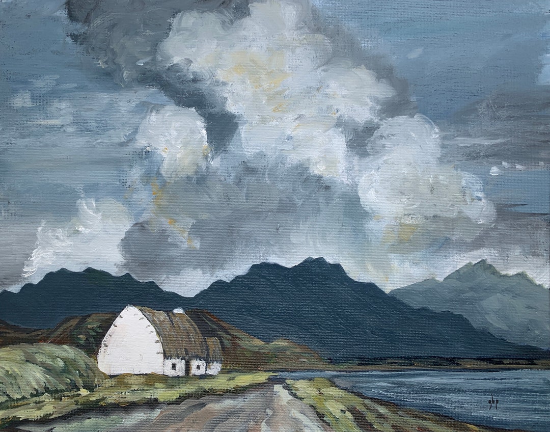 Connemara ireland, by Paul Henry, Signed Fine Art Giclée Print of