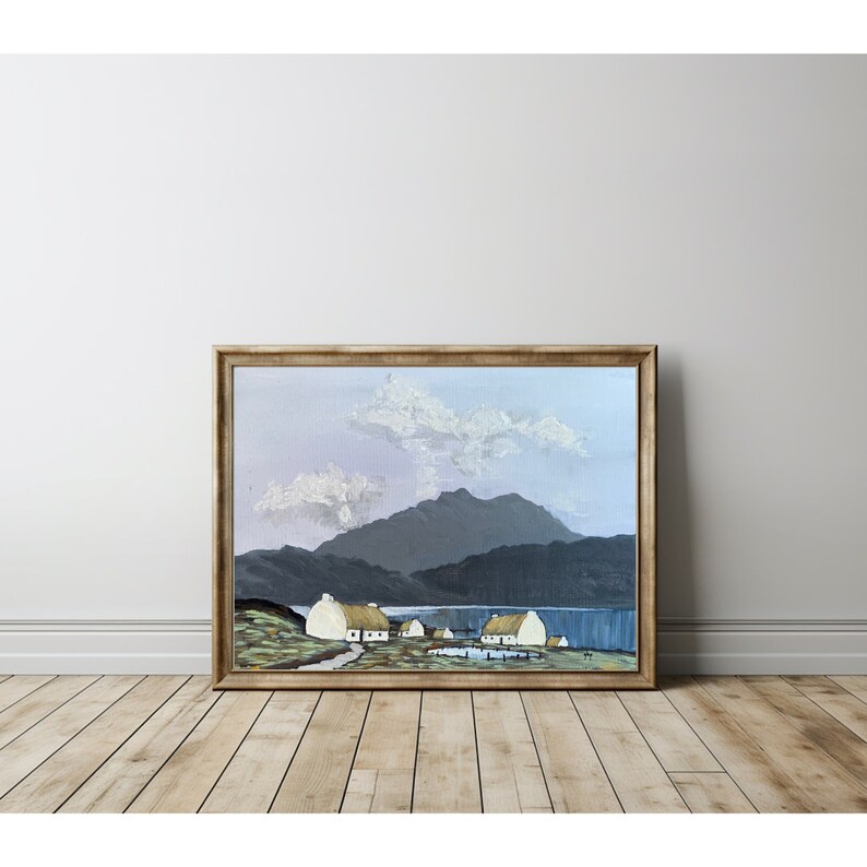 Killary Bay, Connemara Ireland by Paul Henry, Fine Art Giclée Print Reproduction Painting by Glory Paulson Irish art gift image 5