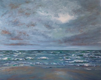 Potential (Pacific Ocean), Signed Giclée Print of Original Oil Painting by Glory Paulson