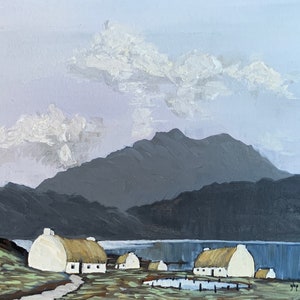 Killary Bay, Connemara Ireland by Paul Henry, Fine Art Giclée Print Reproduction Painting by Glory Paulson Irish art gift image 1