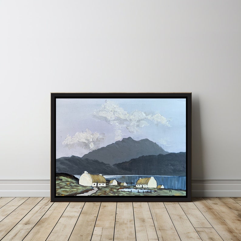 Killary Bay, Connemara Ireland by Paul Henry, Fine Art Giclée Print Reproduction Painting by Glory Paulson Irish art gift image 2