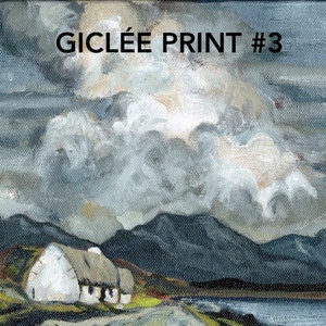 Connemara Irlanda, de Paul Henry, Impresión Giclée de Bellas Artes firmada de REPRODUCCIÓN Pintura al óleo de Glory Paulson, regalo de arte irlandés imagen 7