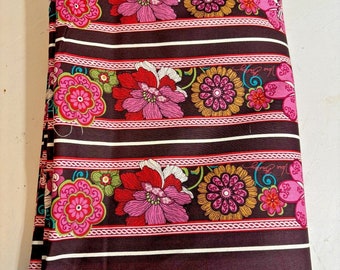 46" x 136” Sharon Kessler for Vera Bradley Designs Vibrant Floral Fabric 3 Yards