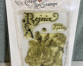 Clear Art Stamps SM31 Rose Clear Cling Stamps Card Making Scrapbooking