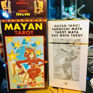 Maya tarot. Kaarten in doos, in de fabriek verzegeld. Gloednieuw. Lo Scarabeo. Zeldzaam en OOP.