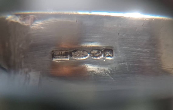 Vintage Hallmarked Solid Silver, Moonstone Ring. … - image 7