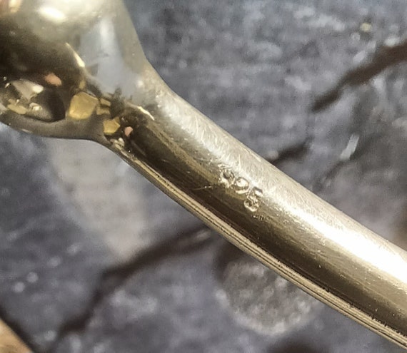 Vintage 925 Sterling Silver Solid Torque Bangle W… - image 5