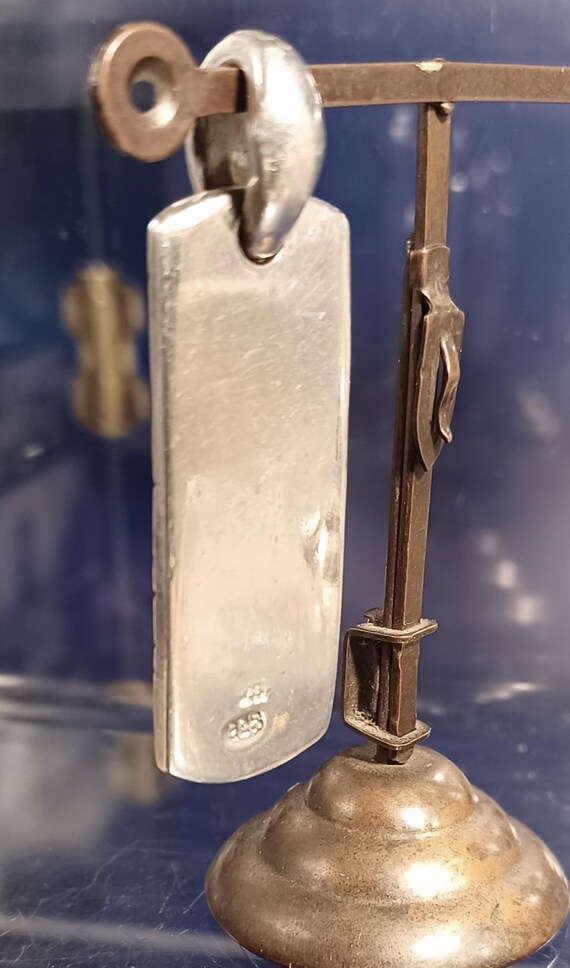 Vintage Solid Silver Pendant, Breakthrough Troubl… - image 3