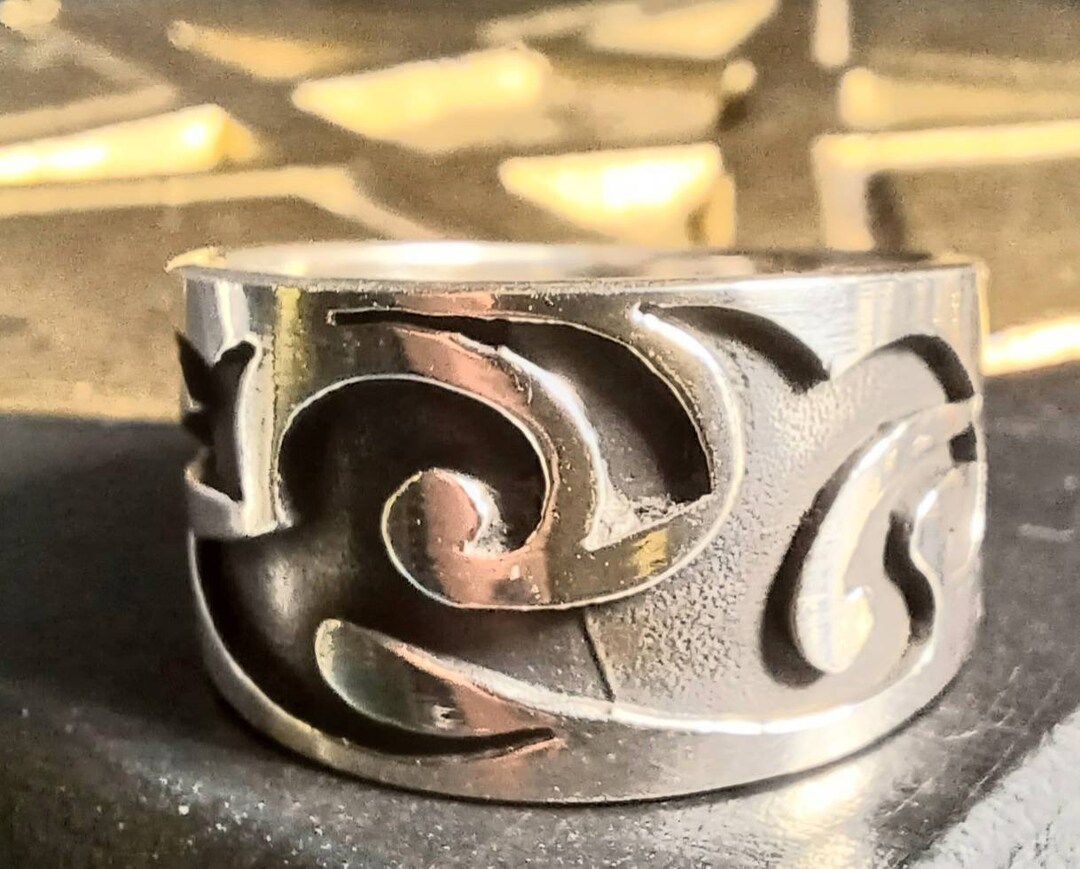 90s silver925×k10 tribal ring 90s silver925×k10 tribal ring