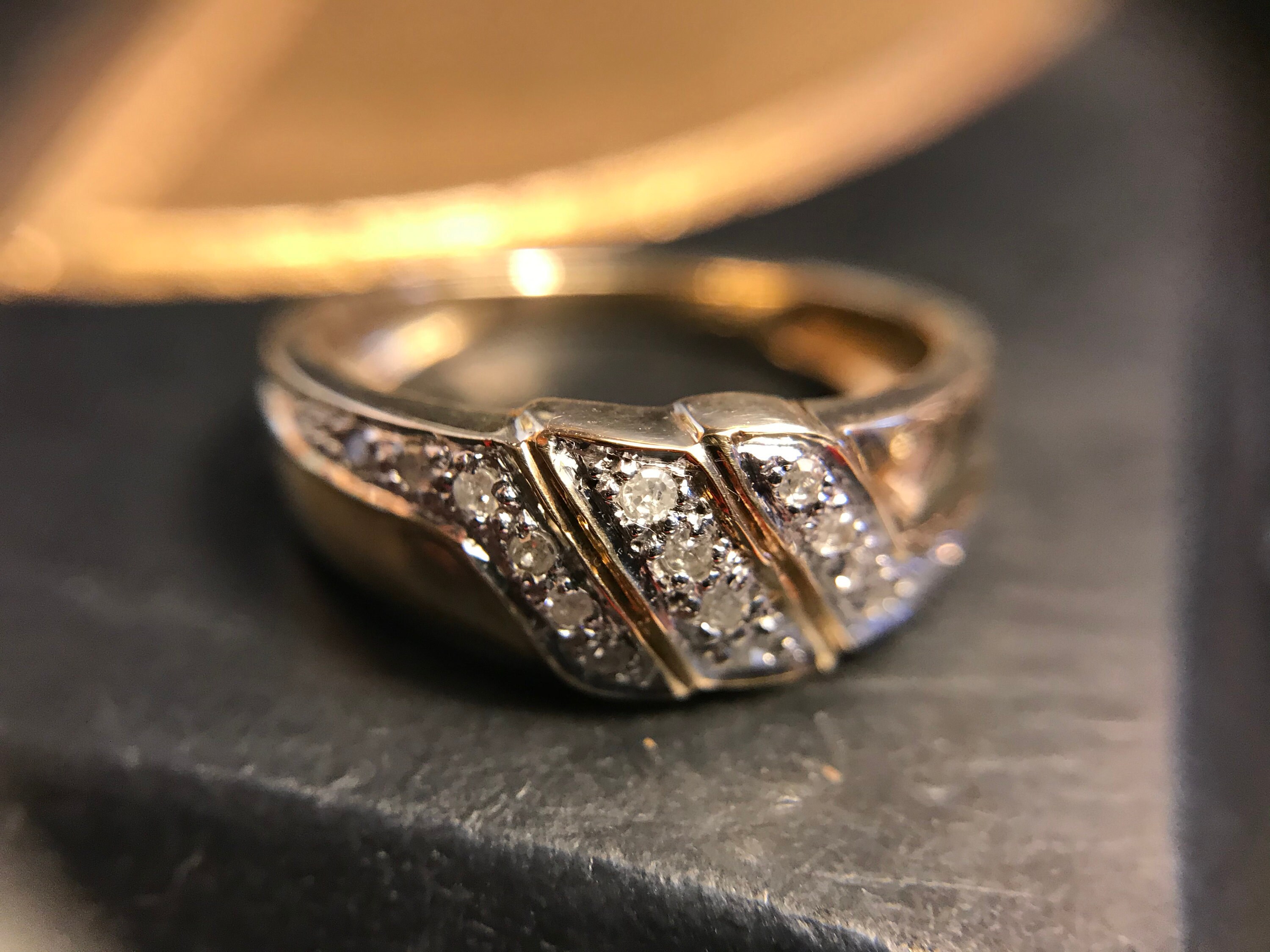 UK 1931 9ct Art-Deco Ring 10号 UK 1931 9ct Art-Deco Ring 10号