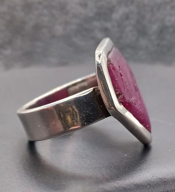 Vintage Hallmarked 1998 Solid Sterling Silver & R… - image 9