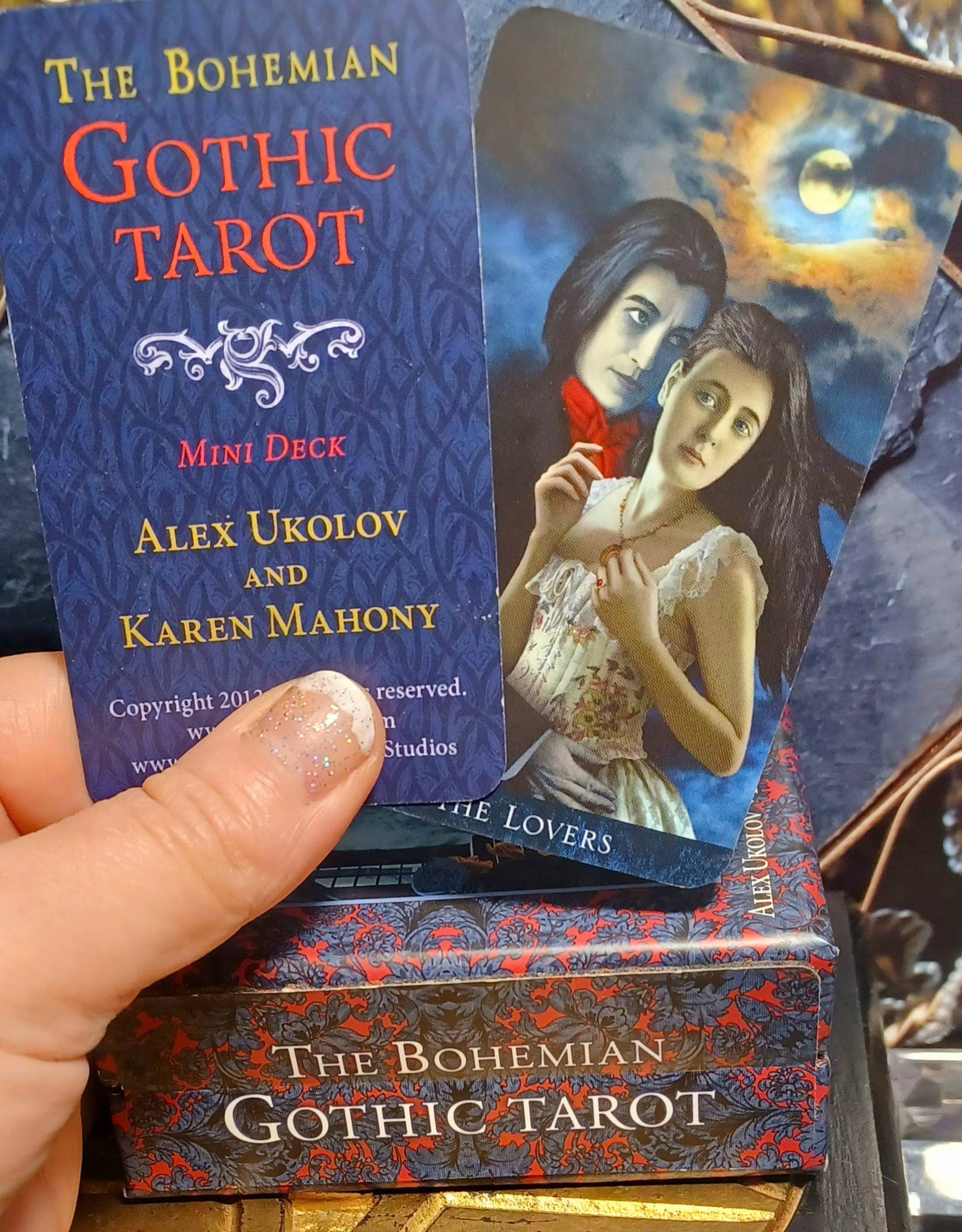 Rare MINI OOP the Bohemian Gothic Tarot Deck by Karen Mahony Rare MINI OOP the Bohemian Gothic Tarot Deck by Karen Mahony