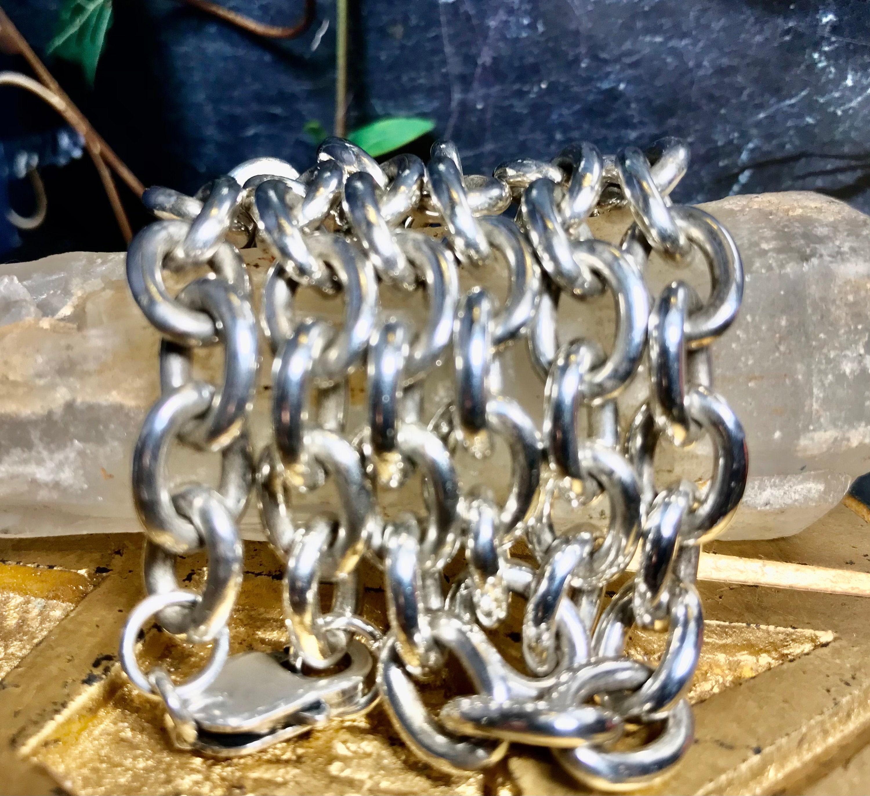 Vintage Heavy Hallmarked Solid Sterling Silver Oval Link Chain, Necklace, Statement, - Etsy Vintage Heavy Hallmarked Solid Sterling Silver Oval Link Chain, Necklace, Statement, - Etsy