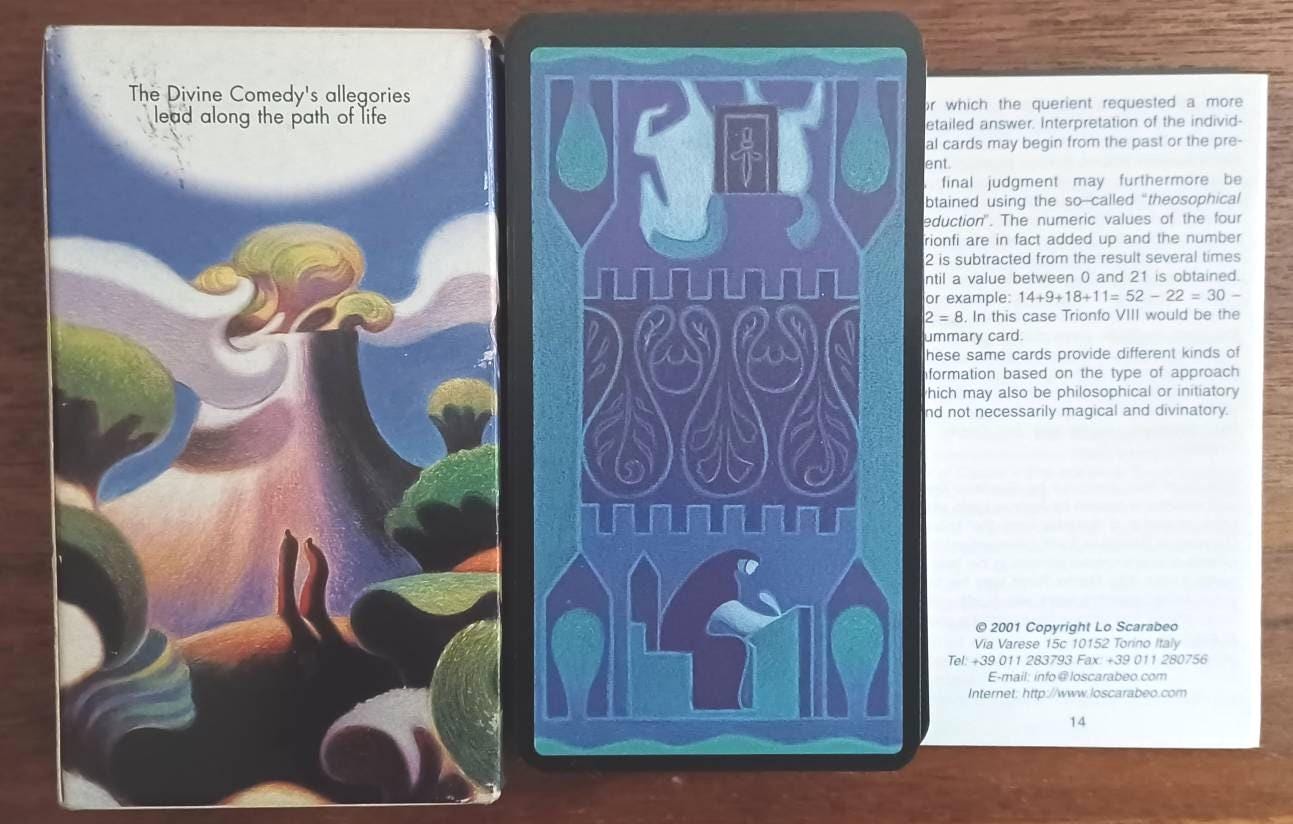 Vintage Rare Dante Tarot, Tarot Cards, 2001, Opened once. - Etsy 日本