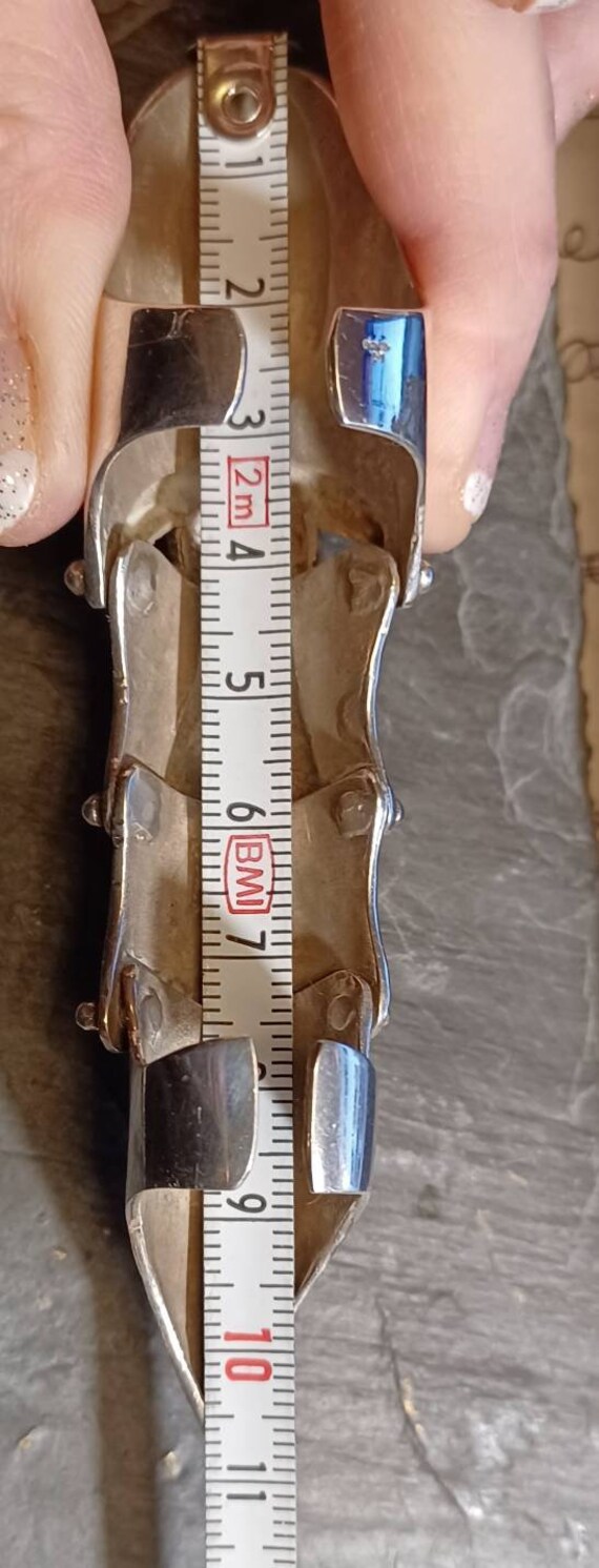 Vintage Solid Silver, Fully Hallmarked, Claw Fing… - image 6