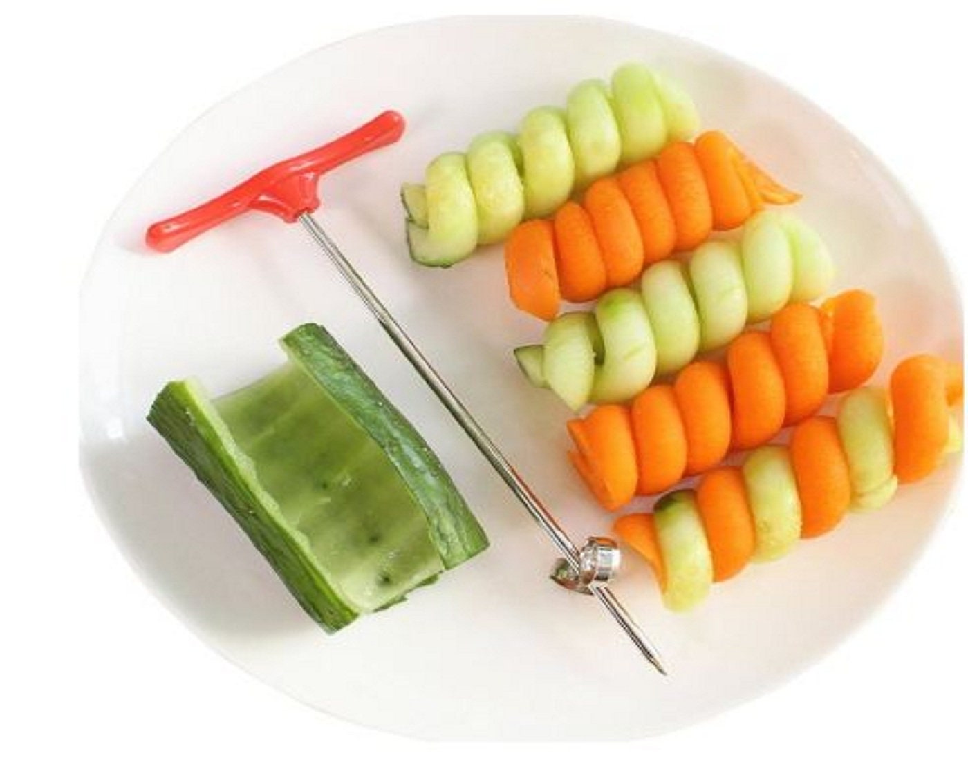 Vegetable Carving Knife Tool Of Spiral Potato Cucumber Salad Etsy