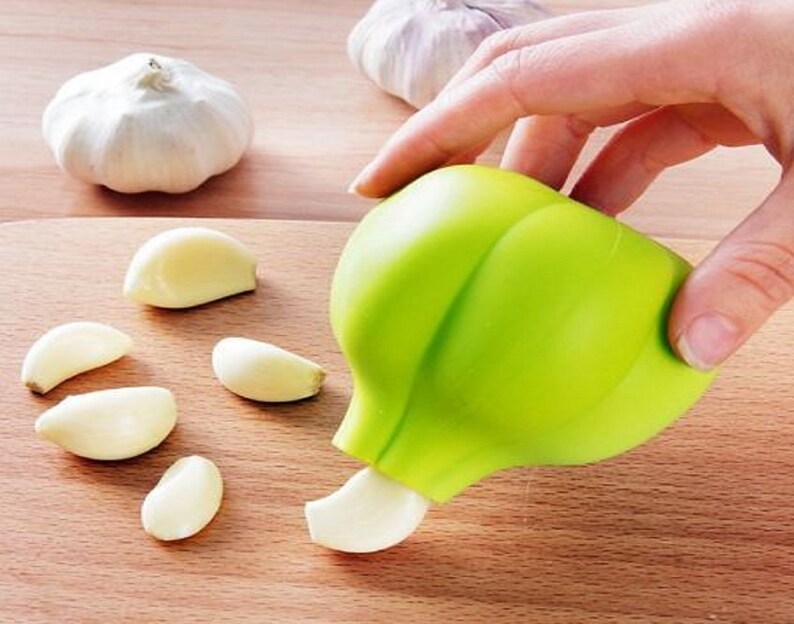 Creative Rubber Garlic Peeler Garlic Presses Ultra Soft Peeled Etsy