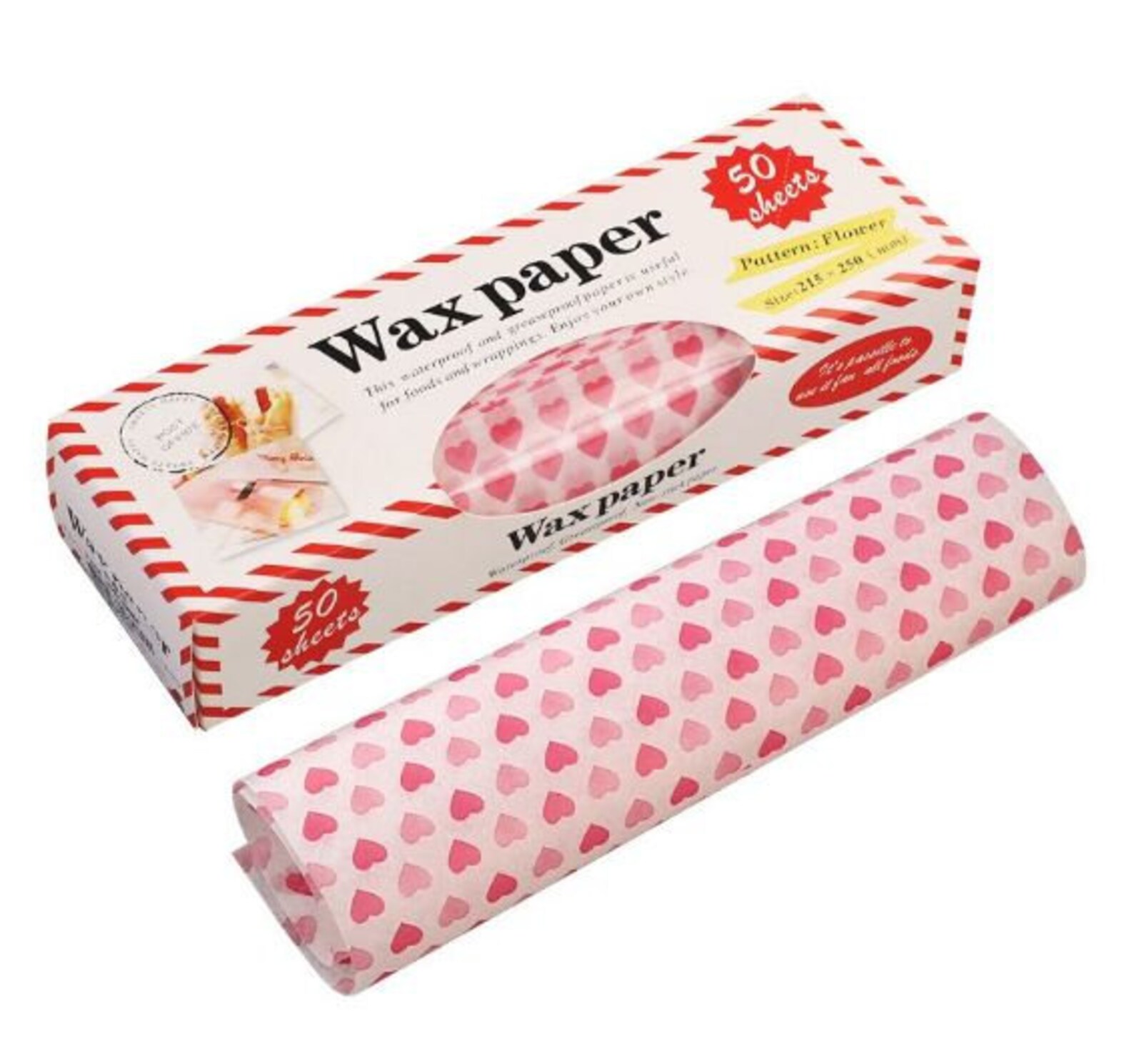50Pcs/Lot Wax Paper Food Grade Grease Paper Baking Tools Food Etsy