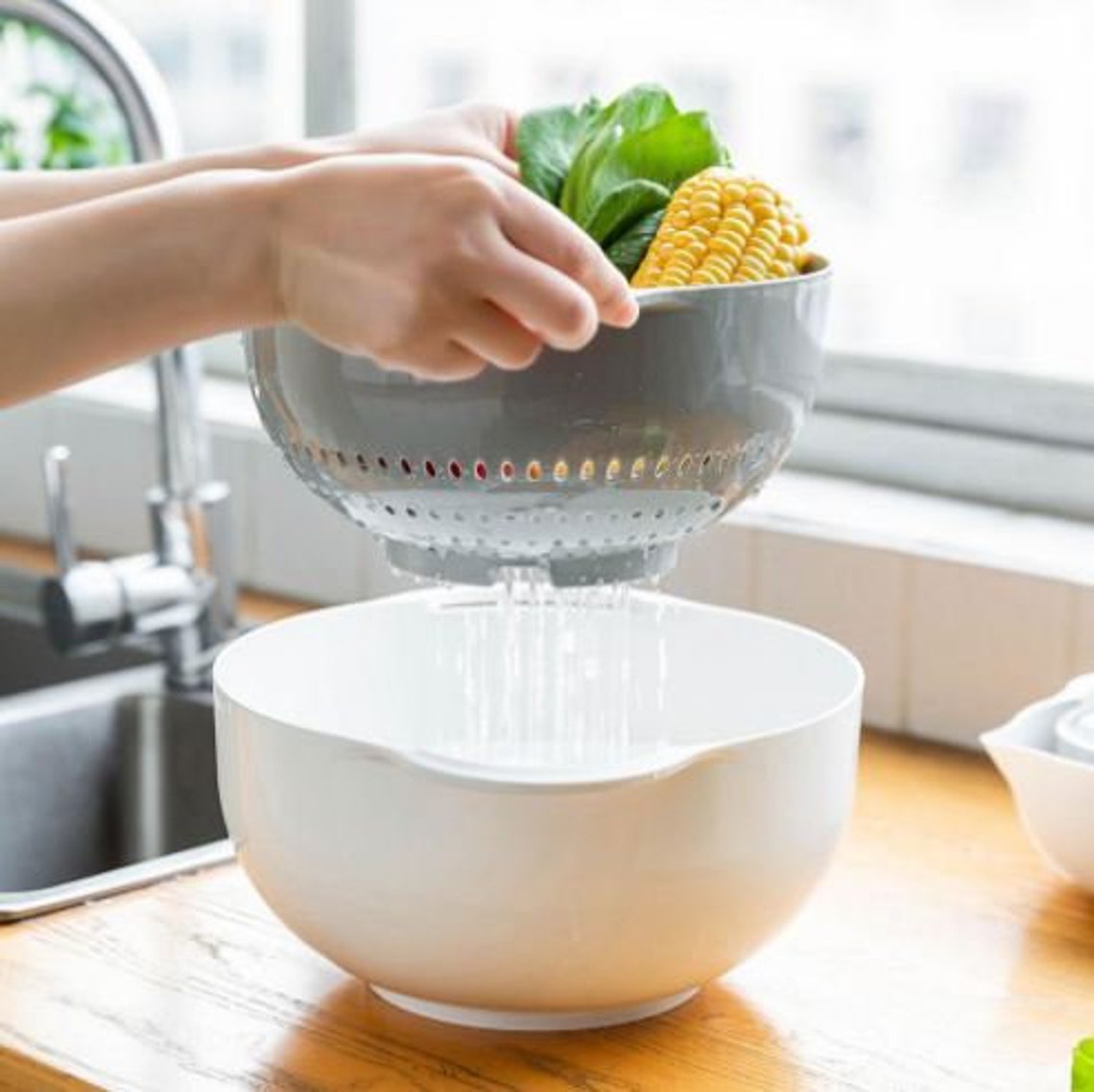 5in1 MultiFunction Fruit Vegetable Washing Basket Include Etsy