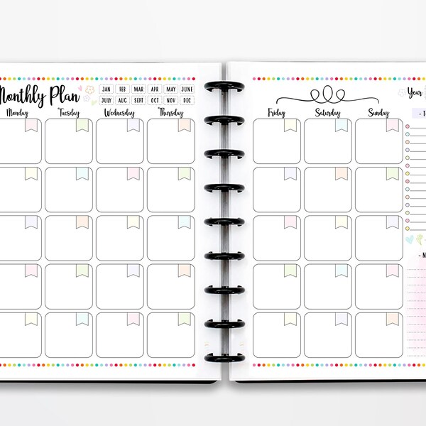 Monthly Planner - Etsy